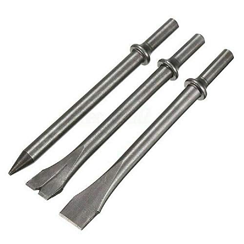 Set de cinceles para martillo neumático de 7 pulg. 3 piezas miniatura 2