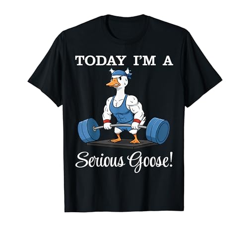 Funny Goose ���t�e�B���O�E�F�C�g �W�� �t�B�b�g�l�X I'm a Serious Goose T�V���c