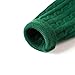 Danny D Boys & Girls Solid Knit Cable Cardigan Sweater Round Neck Long Sleeve Button Up School Warm Tops Coat (US, Age, 4 Years, Green)