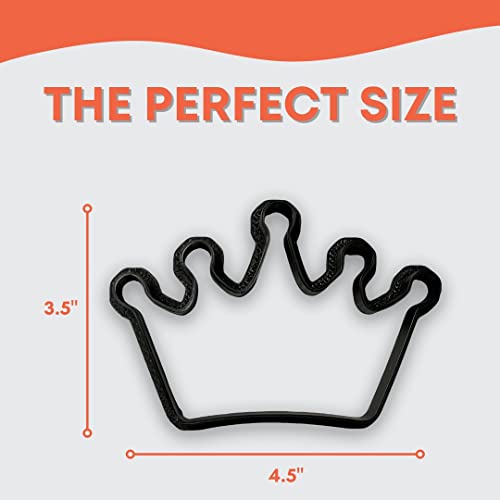 Crown Cookie Cutter With Easy To Push Design (4 Inch) #TOP1
