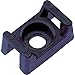 Panduit TM1S6-M0 Cable Tie Mount.32", 6 Screw, Weather Resistant, Nylon, Black (Pack of 1000)