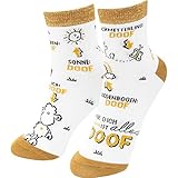 Sheepworld Damen 48084 Motiv Ohne Dich ist Alles doof, Damensocken, Größe 36-40 Zaubersocken, Mehrfarbig, Standard