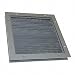 Door Louver,10-1/8 H,16-1/4 W,Steel