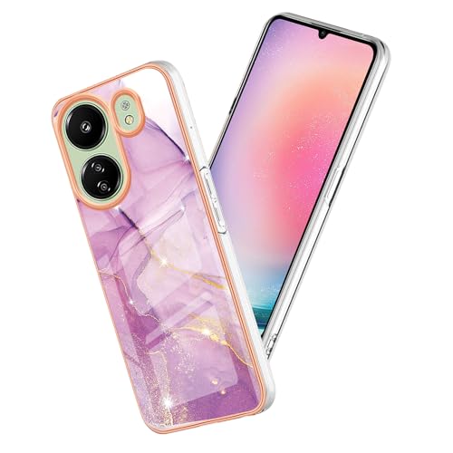 Coque silicone rose Xiaomi Redmi 13C transparente antichoc