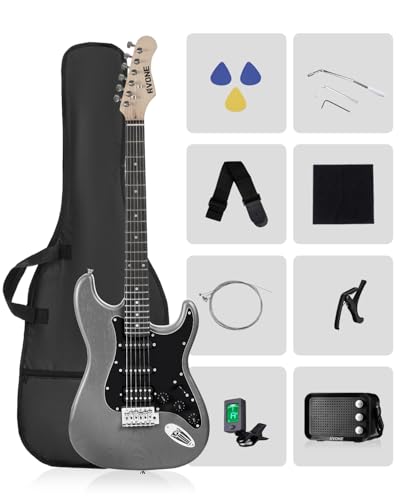 RVONE RST-150 39" Beginner Electric Guitar Kit with Amp &