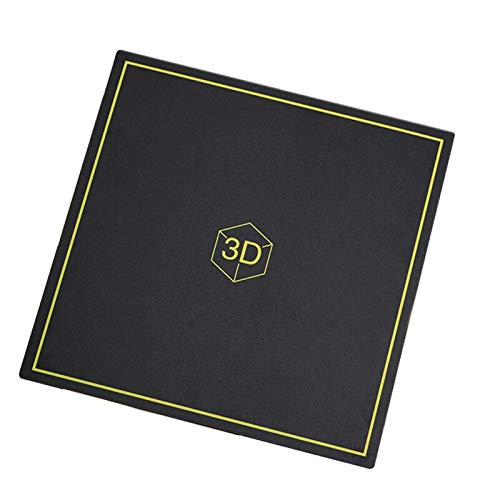 Lysee 3D Printer Parts & Accessories - 3D Printer Heated Bed Platform, 300x300mm New Flex netic Bed Build Plate 2 in 1 for CR-10 - (Color: Black)
