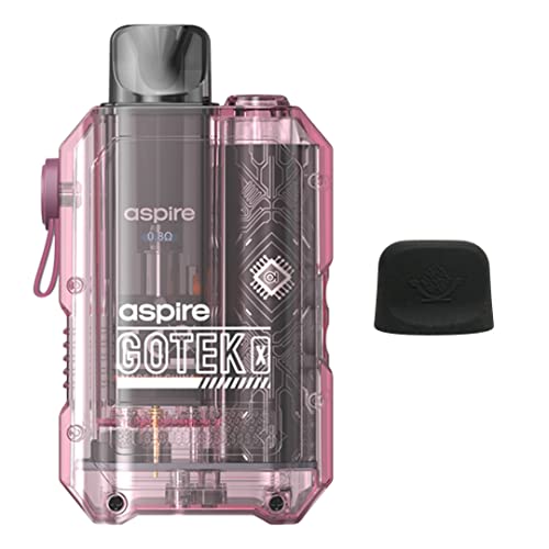 Aspire GoTek X + ゴーテック 対応 シリコンキャップ vape ベイプ (Pink)
