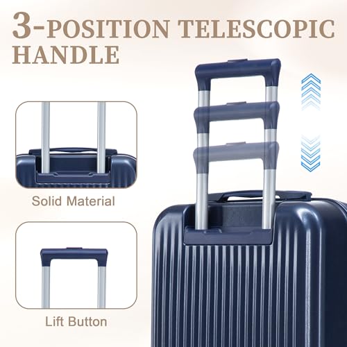 Image of 20 /14 Inch Hardside Luggage, Lightweight Suitcase with Spinner Wheels