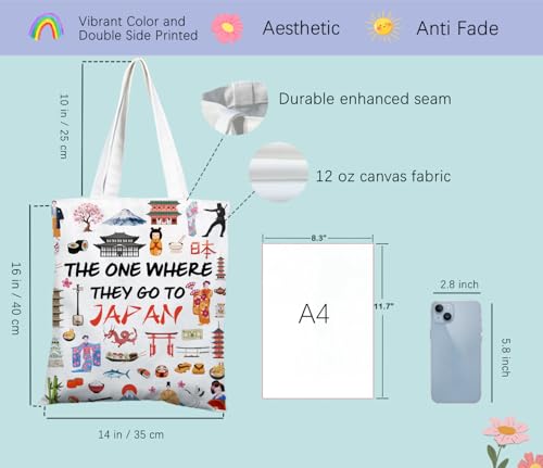 khanoqq Japan Landmark Tote Bag