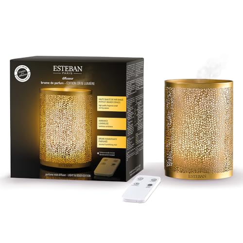 Esteban CMP-157 Diffuseur Brume de Parfum Édition Or et Lumière