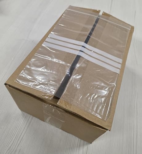 Pack of 1000 Bags - 8'' x 11'' Multipurpose Write on Panel/Stripe Grip Seal Zip Lock Reusable Resealable Strong Clear Plastic Polythene Bags (8'' x 11'')