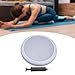 misppro Balance Mat Flat Pad Inflated Balance Disc Wobble Cushion Yoga Mat Stability for Gym Exercise Yoga Gymnastics Men Women Gray 13.39 Inch