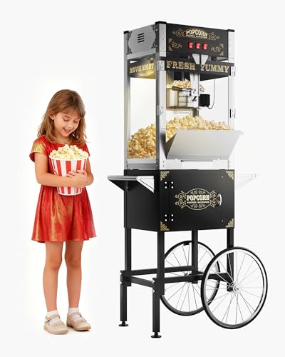 ELOMBR 22oz Commercial Popcorn Machine
