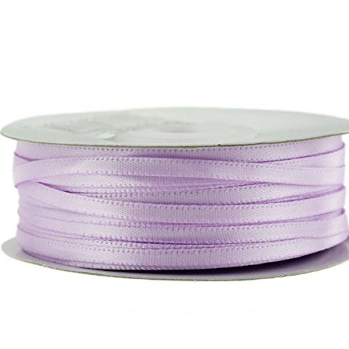 Ben Collection 1/8" X 100 Yard Double Faced Satin Ribbon Art & Sewing Party Favor (Lavender)