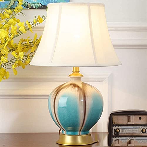 Lampe de bureau en cuivre et céramique minimaliste moderne
