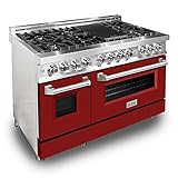 ZLINE 48 in. 6.0 cu. ft. Legacy Dual Fuel Range with 7 Burner Gas...