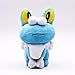 Ruiodr 30Cm Froakie en Peluche Jouets Poupée Mignon Chaud Grenouille Jeu en Peluche Jouet Souple Peluches Jouets Presents pour Les Enfants