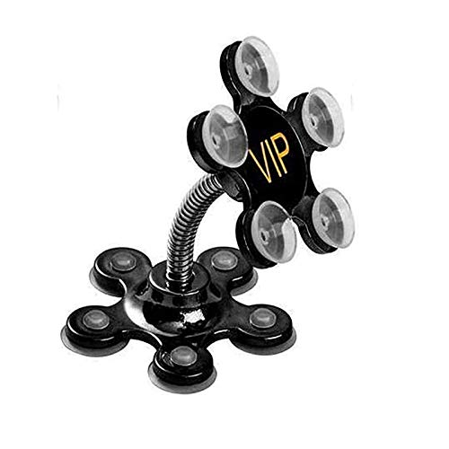 CAISYE Version 2.0 Support De Téléphone À Ventouse Magique en Métal Rotatif 360 Degrés, Voiture, Multi-Angle Double Face pour Portable Universel Bureau/Miroir Verre,E Cover