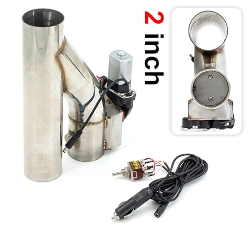 Kit de escape universal de 2 pulgadas eléctrico para cambiar de circuito a la calle en coche 4