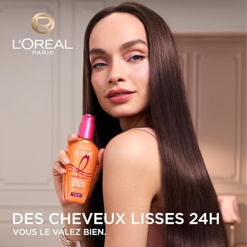 Sérum Cheveux Lissant Anti frisottis Dream Long Elseve 'oreal Paris Le Flacon De 100ml - vue 4