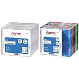 Produkt 1: Superschmale Hülle zur Aufbewahrung von je zwei CDs/DVDs/Blu-rays: nur 0,52 cm dünn
