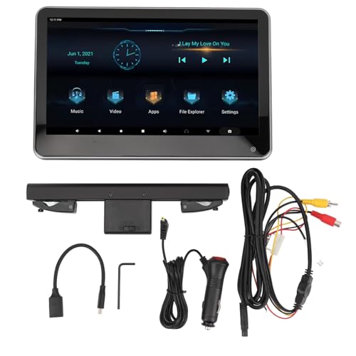 Gearwell -Kopfstütze -Monitor, Auto -Rücksitzbildschirm des Fahrzeugs, Android 13 Headrest Monitor â€¦ – Miniatur