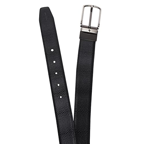 Image of Cantabil Men Formal Black /Brown Reversible Leather Belt