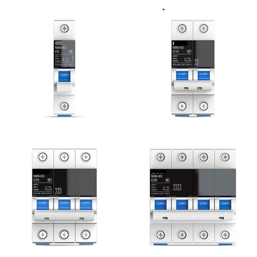 Disjoncteur 4P 25A pour sécuriser vos appareils électriques triphasés sur rail DIN