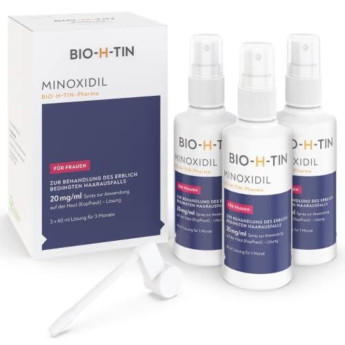 Minoxidil BIO-H-TIN Pharma 20 mg/ml für Frauen, 180 ml Lösung