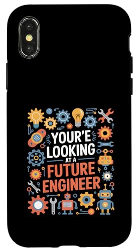 Future Engineer Funny Say Gear �d�����{�b�g �X�}�z�P�[�X iPhone X/XS �p