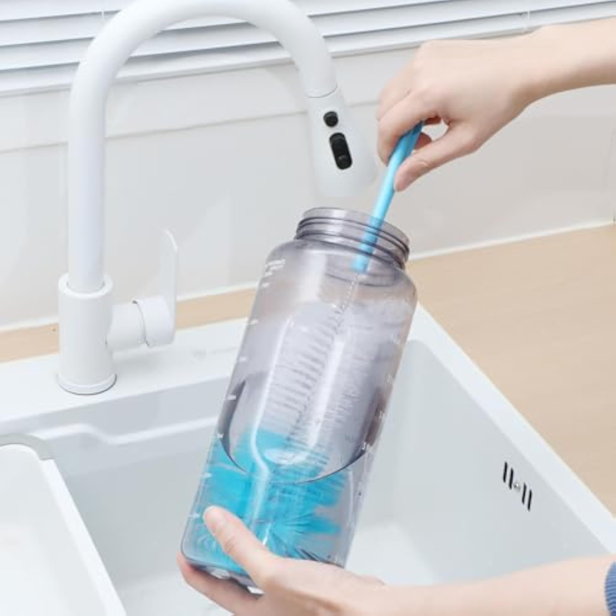 12 Pcs Long Bottle Cleaning Brush Set
