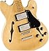 Squier Classic Vibe Starcaster Electric Guitar, with 2-Year Warranty, Natural, Maple Fingerboard
