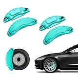 Xiazhi 4pcs Brake Caliper Covers for Audi TT, Wheel Hub Protector Sporty Upgrade Styling Kit Automotive Exterior Decoration Accessories,D