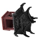 Statue de jardin zen : imprégnez votre micro-jardin d'une ambiance sereine et naturelle grâce à cette charmante et détaillée pagode, décoration de terrarium