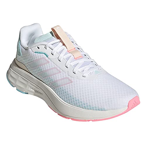 Image of Adidas Runtheworld Fabric Lace Up Women's Sport Shoes