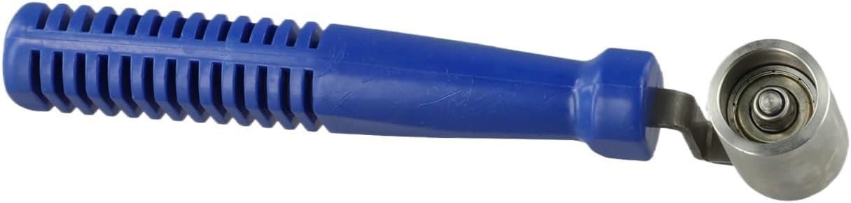 1pc Seam Roller 33mm Steel Wallpaper Edge Flat Pressure Smoothing Household Hand Tool With Anti-slip Handle [accessories]