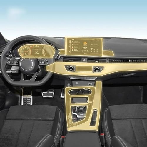 Film protection peinture intérieur PPF Audi A4 B9 TPU élimine rayures console 2020-2024