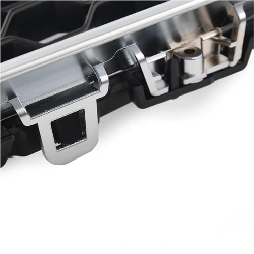 Calandre centrale avant style maille de prestige argent pour Jaguar XE