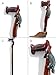 Turtle Hand-Carved Head Designer Walking Cane - Wooden Hand Carved Walking Cane - Premium Wood Carved Walking Stick Cane - 36
