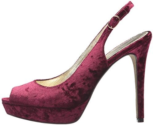 Adrianna Papell Women's Rita Platform, Chianti Velvet, 6.5 Medium US | Image 7
