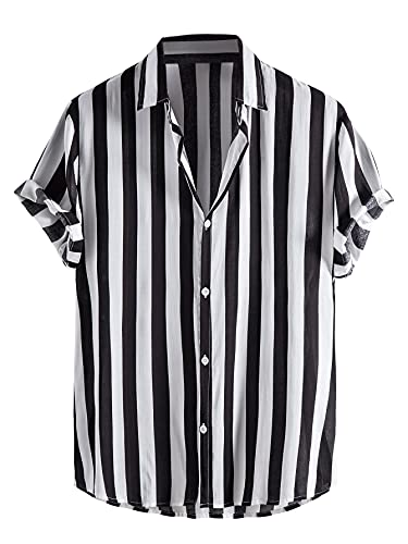 striped button up shirts & tops