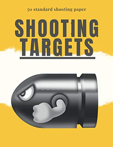 standard shooting targets: standard target sheets for shooting, 50 paper with perfect size 8.5 x 11 inch for Gun, Rifle, Pistol, Airsoft, BB Gun, ... aim, also could be as logbook for gun lovers Paperback – 16 May 2020