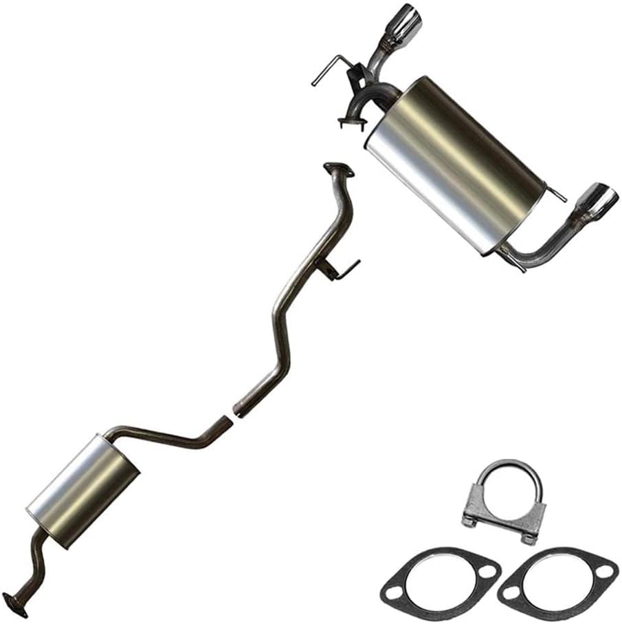 Resonator Pipe Muffler Exhaust System Kit fits 20032007 Nissan Murano