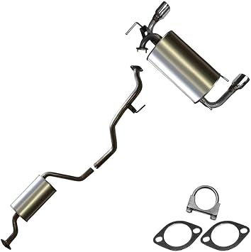 Northeastern Exhaust Resonator Pipe Muffler Exhaust System Kit fits 2003-2007 Nissan Murano