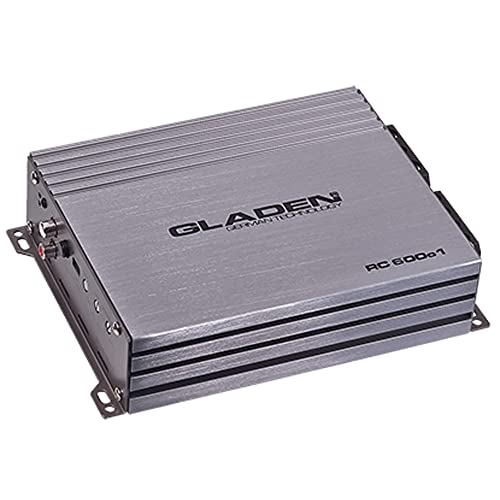 Gladen RC 600C1 Amplificateur mono numérique 1 canal 1 x 560 W RMS vers 2 ohms RC600C1