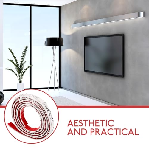 Moldura autoadhesiva flexible que elimina grietas de pared decorando salas y zonas de TV 8