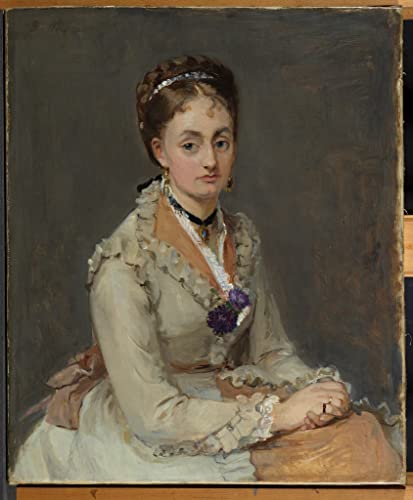 Impression d'affiche Berthe Morisot portrait de Mme Edma Pontillon toile 60x90cm