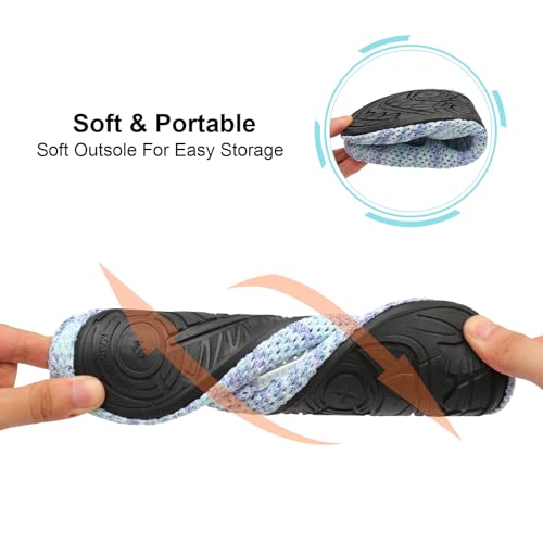 Image of Spesoul Womens Mens Water Shoes Quick Dry Beach Swim Shoes Barefoot Aqua Socks Outdoor Sand Socks for Pool River Diving