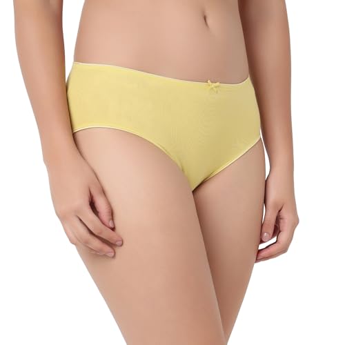 Image of juliet Cotton Hipster Premium Panties Set of 5 Full Coverage Stretchable Fabric