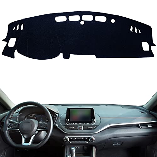 JMOYUE Flannel Dashboard Dash Cover Nonslip Car Dash Board Mat Compatible with Nissan Altima L34 2019 2020